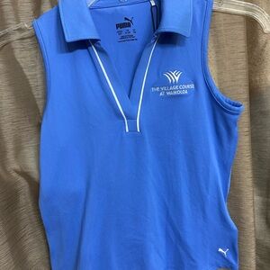 Kids  Blue Golf Shirt